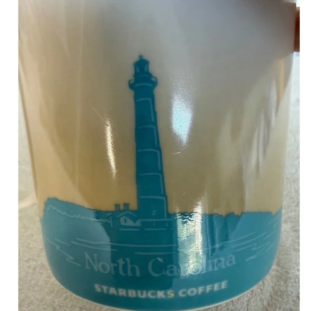 Starbucks 3010 North Carolina Collector's Series Coffee Mug 16oz Coastal Retired